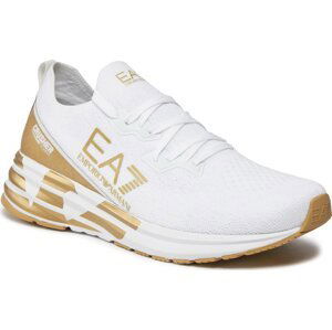Sneakersy EA7 Emporio Armani X8X095 XK240 R579 White+Gold