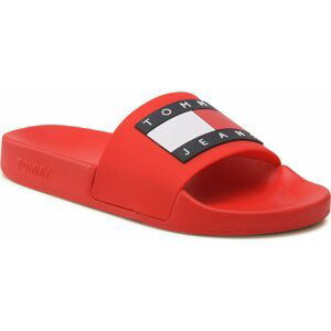 Nazouváky Tommy Jeans Tommy Jeans Pool Slide Ess EM0EM01191 Deep Crimson XNL