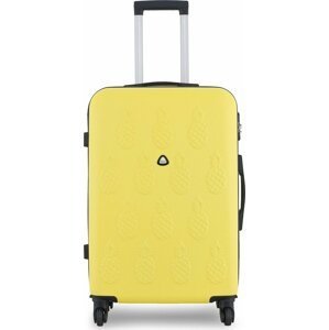 Střední Tvrdý kufr Semi Line T5619-4 Žlutá