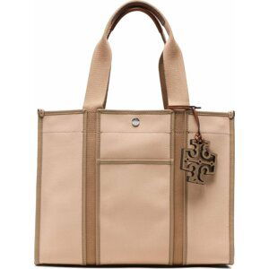 Kabelka Tory Burch Twill Tory Tote 140598 Coy Pink 654