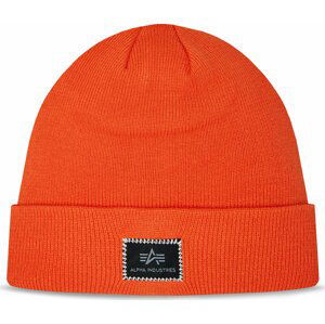 Čepice Alpha Industries X-Fit Beanie 168905 Flame Orange 417