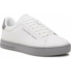 Sneakersy Calvin Klein Jeans Classic Cupsole Laceup Lth YM0YM00715 Bright White/Formal Grey/Stormfront 0K5