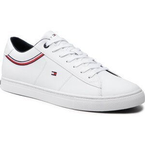 Sneakersy Tommy Hilfiger Essential Leather Sneaker Detail FM0FM03887 White YBR