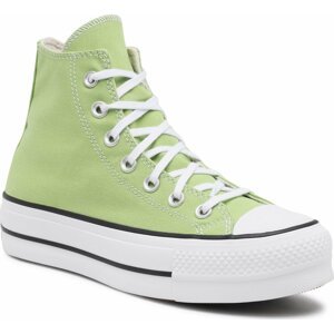 Plátěnky Converse Chuck Taylor All Star Lift A06137C Green/Tan