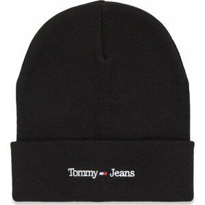 Čepice Tommy Jeans Tjw Sport Beanie AW0AW15473 Black BDS