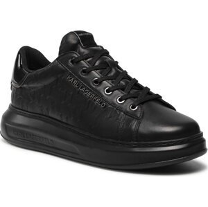 Sneakersy KARL LAGERFELD KL52549 Black Lthr/Mono