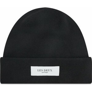 Čepice Les Deux Merino Patch LDM710019 Black 100100