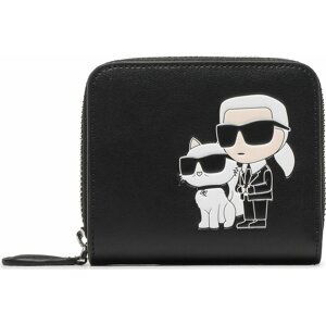 Malá dámská peněženka KARL LAGERFELD 230W3215 Black A999