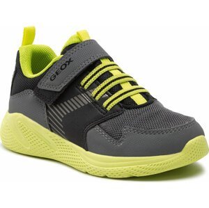 Sneakersy Geox J Sprintye J26GBA 0CEFU C1267 S Dk Grey/Lime