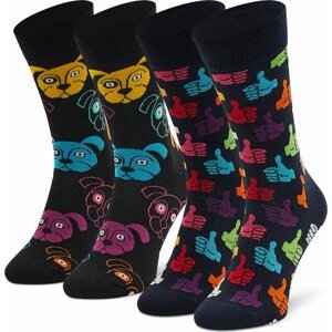 Klasické ponožky Unisex Happy Socks DOG02-9050 Barevná