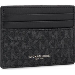 Pouzdro na kreditní karty MICHAEL Michael Kors Greyson 39F9LGYD2B Black