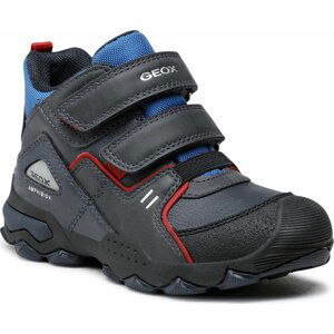 Kotníková obuv Geox J Buller B.B Abx A J169WA A0MEFU C4244 M Navy/Red