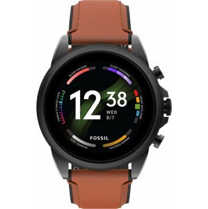 Chytré hodinky Fossil Gen 6 FTW4062 Black/Brown