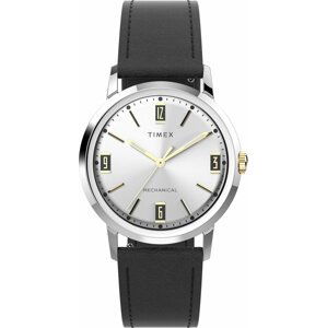 Hodinky Timex Marlin Mechanical TW2V44700 Black/Silver