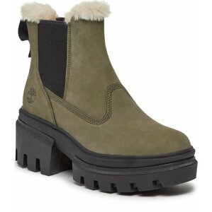 Polokozačky Timberland Everleigh Bt Wrm Ln Chls TB0A5ZPG9911 Olive Nubuck