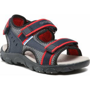 Sandály Geox Jr Sandal Strada J1524A014CEC0735 S Navy/Red