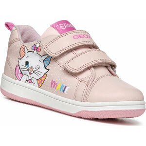 Sneakersy Geox B New Flick Girl B361HA 00085 C8W1Z S Lt Rose/White