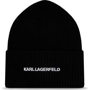 Čepice KARL LAGERFELD 236W3413 Black A999