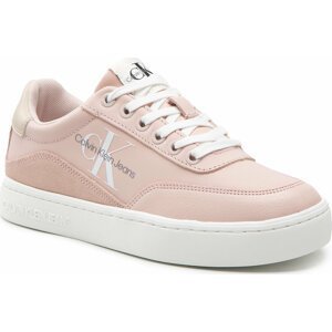 Sneakersy Calvin Klein Jeans Classic Cupsole Laceup Low Lth YW0YW00699 Pink Blush/Tuscan Beige 0JX