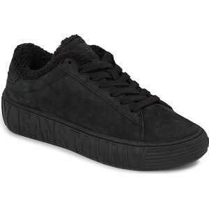 Sneakersy Tommy Jeans Tommy Jeans New Cupsole Leat Wl EN0EN02274 Black BDS