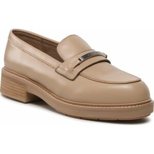 Loafersy Calvin Klein Rubber Sole Loafer W/Hw HW0HW01791 Ck Nude AB2