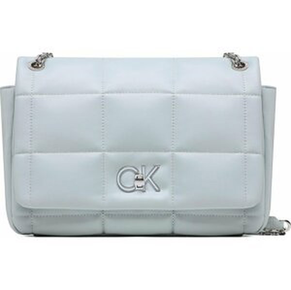 Kabelka Calvin Klein Re-Lock Quilt Shoulder Bag K60K610454 Modrá