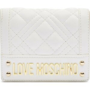 Malá dámská peněženka LOVE MOSCHINO JC5601PP0HLA0120 Offwhite