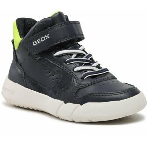 Sneakersy Geox J Hyroo Boy J36GWA 05422 C0749 M Navy/Lime