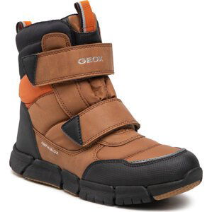 Sněhule Geox J Flexyper B.B Abx C J169XC 0FUME C0202 D Brown/Black