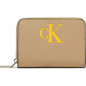 Malá dámská peněženka Calvin Klein Jeans Sleek Med Zip Around Solid K60K610354 PF2