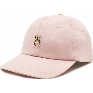 Kšiltovka Tommy Hilfiger Naturally Th Soft Cap AW0AW14528 Růžová