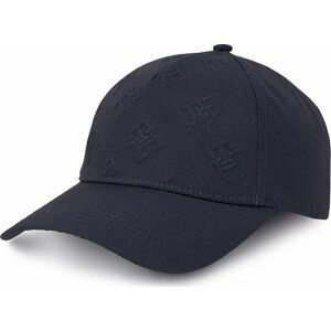 Kšiltovka Tommy Hilfiger Monogram Debossed Cap AW0AW15328 Space Blue DW6