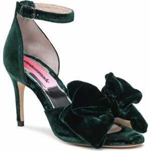 Sandály Custommade Marita Velvet 998620031 Posy Green 336