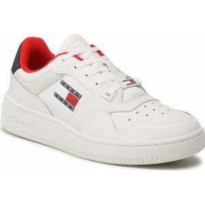 Sneakersy Tommy Jeans Tjw Retro Basket EN0EN02206 Ivory/Ecru 0K4