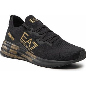 Sneakersy EA7 Emporio Armani X8X095 XK240 M701 Triple Black/Gold