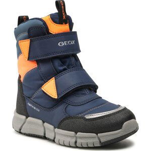 Sněhule Geox J Flexyper B. B Abx C J169XC 0FU50 C4324 M Navy/Fluo Orange