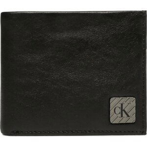 Velká pánská peněženka Calvin Klein Jeans Logo Hardware Bifold W/Coin Rfid K50K510140 BDS