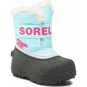 Sněhule Sorel Childrens Snow Commander NC1960-428 Ocean Surf/Cactus Pink