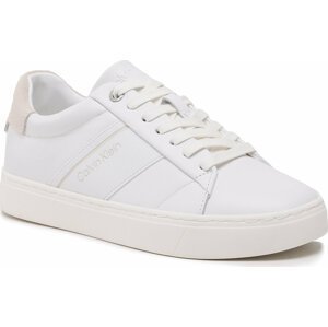 Sneakersy Calvin Klein Clean Cupsole Lace Up-He HW0HW01415 Bright White YBR