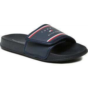 Nazouváky Tommy Hilfiger Maxi Velcro Pool Slide T3B0-32934-1172 S Blue 800