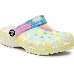 Nazouváky Crocs Classic Tiedye Graphic Clog K 206995 Qhitw/Multi