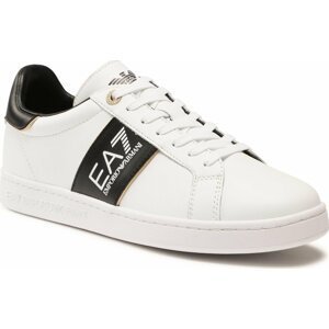 Sneakersy EA7 Emporio Armani X8X102 XK346 Q678 White/Black/Gold
