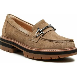 Polobotky Clarks Orianna Bit 261748104 Dark Sand Suede