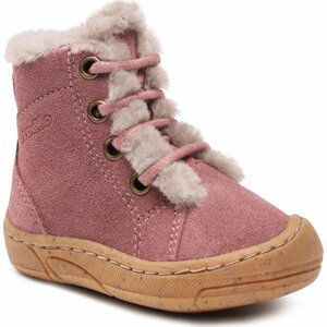 Kotníková obuv Froddo Minni Suede G2110125 M Pink 0