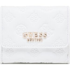 Malá dámská peněženka Guess Abey (PD) SLG SWPD85 58440 WHI