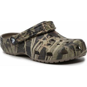 Nazouváky Crocs Classic Realtree Clog K 207093 Khaki