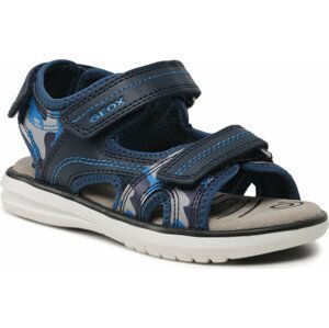 Sandály Geox J Sandal Maratea Boy J15DRD01404C0693 D Navy/Lt Blue