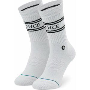 Sada 3 párů vysokých ponožek unisex Stance Basic 3 Pack Crew A556D20SRO White