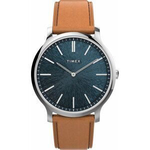 Hodinky Timex City TW2V43400 Brown/Silver