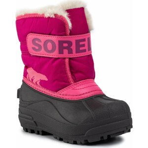 Sněhule Sorel Childrens Snow Commander NC1960 Tropic Pink/Deep Blush 652